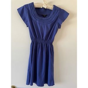 Royal blue mini dress